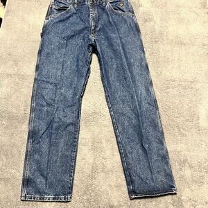 Wrangler Riggs Jeans Mens 38 X34 Fire Resistant Cat2 2112 Blue Work Pants